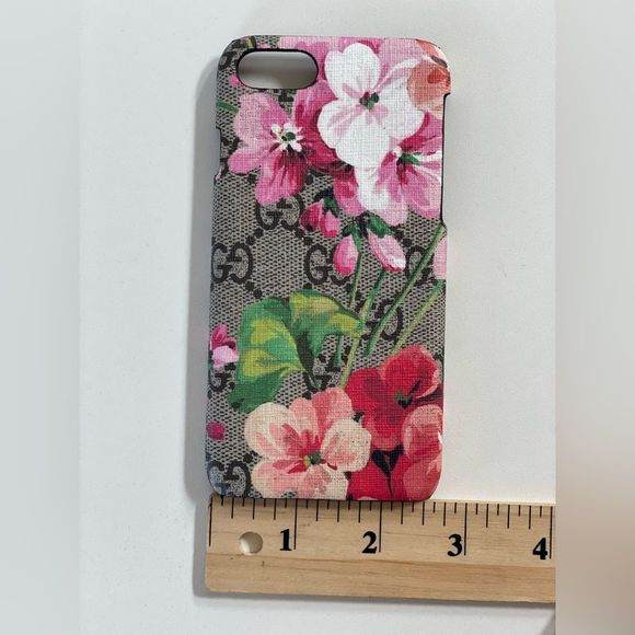 GUCCI SUPREME BLOOMS PINK iPhone 7/8 Case brand new in box 208/016 - Picture 5 of 7